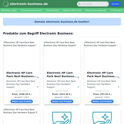 Screenshot electronic-business.de