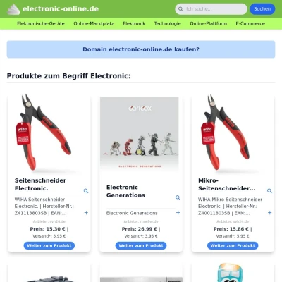 Screenshot electronic-online.de