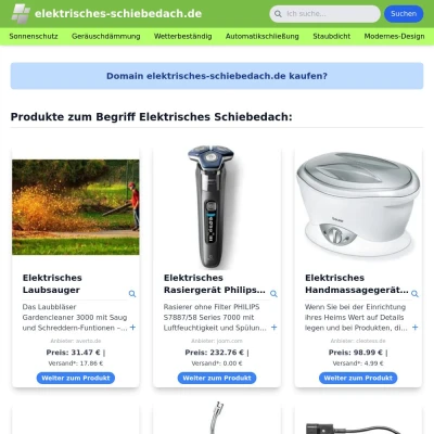 Screenshot elektrisches-schiebedach.de