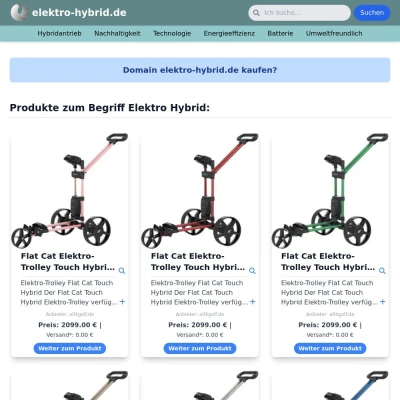 Screenshot elektro-hybrid.de