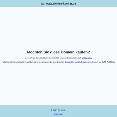 Screenshot elektro-kocher.de