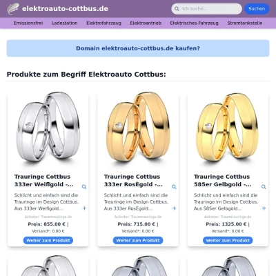 Screenshot elektroauto-cottbus.de