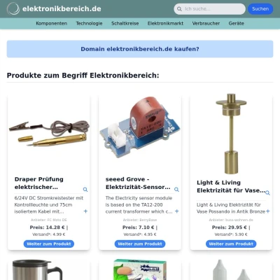 Screenshot elektronikbereich.de