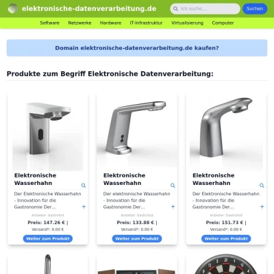 Screenshot elektronische-datenverarbeitung.de