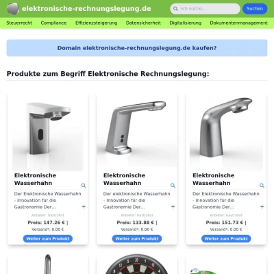 Screenshot elektronische-rechnungslegung.de