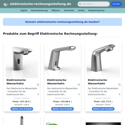 Screenshot elektronische-rechnungsstellung.de