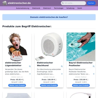 Screenshot elektronischer.de