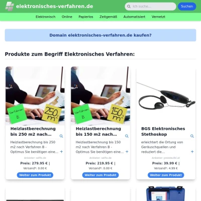 Screenshot elektronisches-verfahren.de