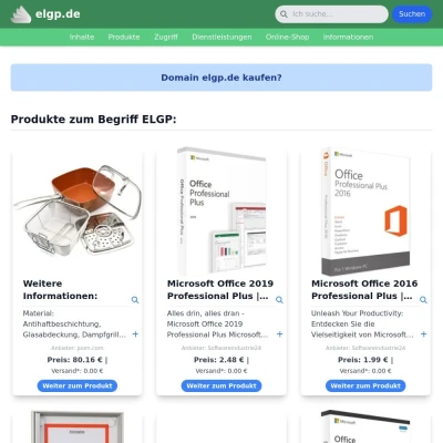 Screenshot elgp.de