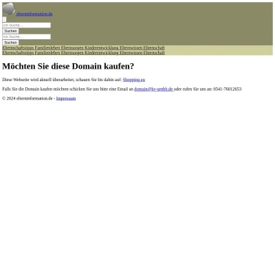 Screenshot elterninformation.de