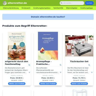 Screenshot elternretter.de