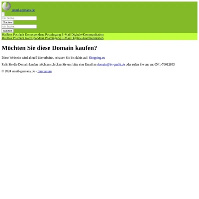 Screenshot email-germany.de