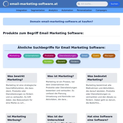 Screenshot email-marketing-software.at