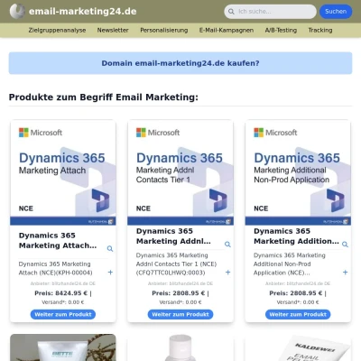 Screenshot email-marketing24.de