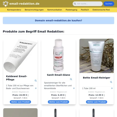 Screenshot email-redaktion.de