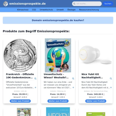 Screenshot emissionsprospekte.de