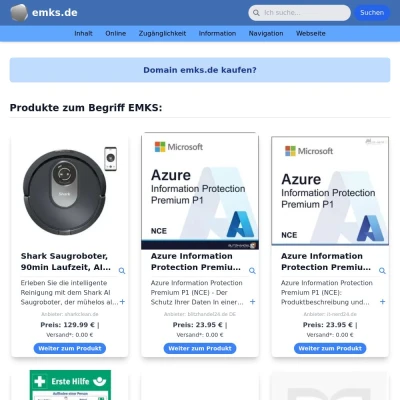 Screenshot emks.de