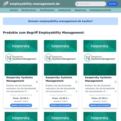 Screenshot employability-management.de