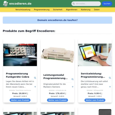 Screenshot encodieren.de