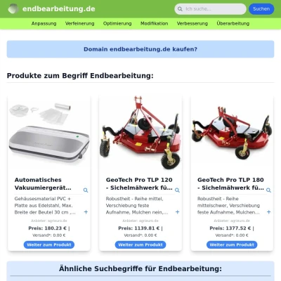 Screenshot endbearbeitung.de