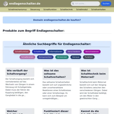 Screenshot endlagenschalter.de