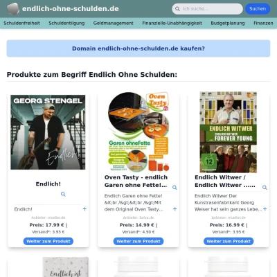Screenshot endlich-ohne-schulden.de