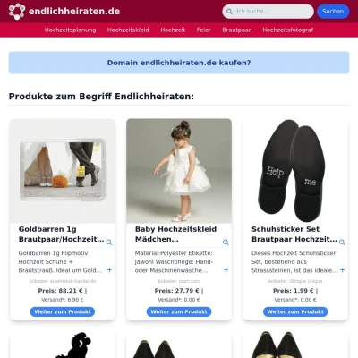 Screenshot endlichheiraten.de