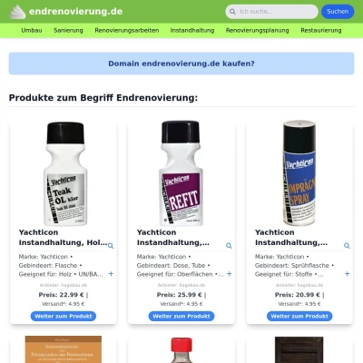 Screenshot endrenovierung.de