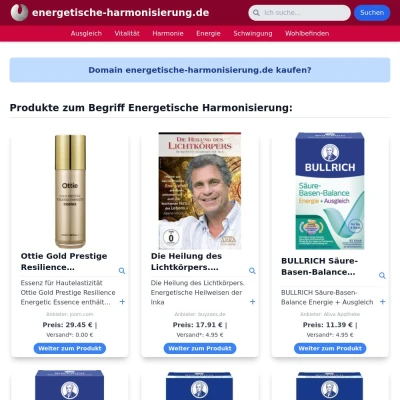 Screenshot energetische-harmonisierung.de