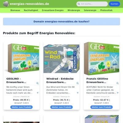 Screenshot energias-renovables.de