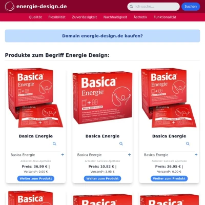 Screenshot energie-design.de