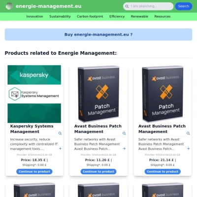 Screenshot energie-management.eu