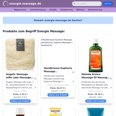 Screenshot energie-massage.de