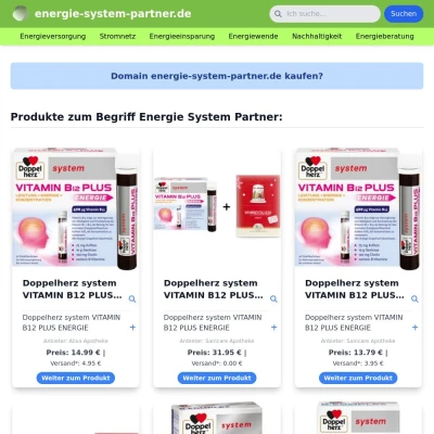 Screenshot energie-system-partner.de