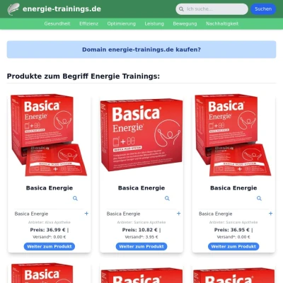 Screenshot energie-trainings.de