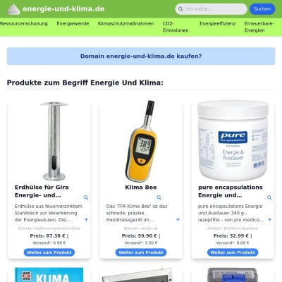 Screenshot energie-und-klima.de