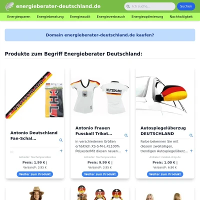 Screenshot energieberater-deutschland.de