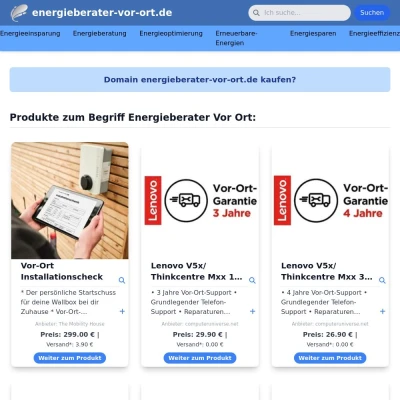 Screenshot energieberater-vor-ort.de