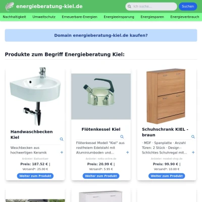 Screenshot energieberatung-kiel.de