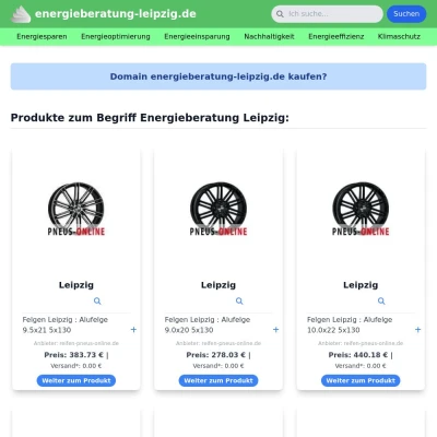 Screenshot energieberatung-leipzig.de