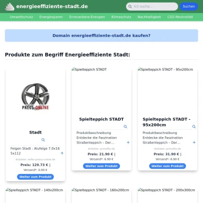 Screenshot energieeffiziente-stadt.de