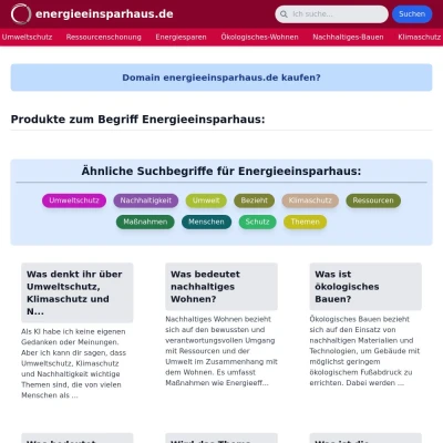 Screenshot energieeinsparhaus.de