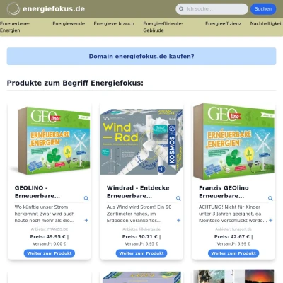 Screenshot energiefokus.de