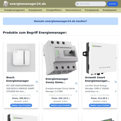 Screenshot energiemanager24.de