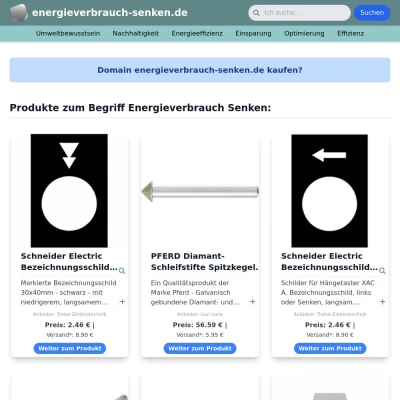 Screenshot energieverbrauch-senken.de