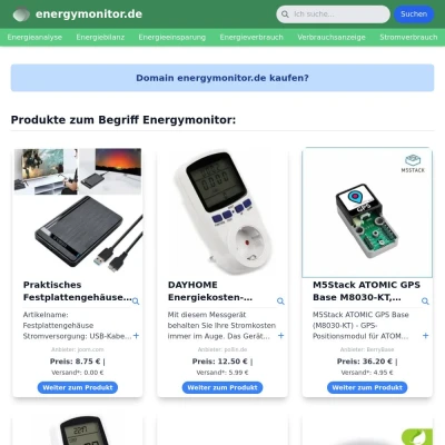 Screenshot energymonitor.de