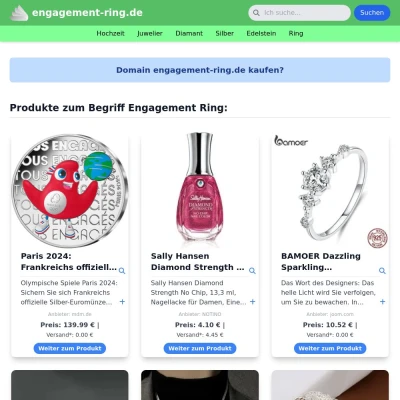 Screenshot engagement-ring.de