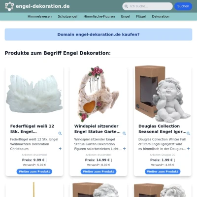 Screenshot engel-dekoration.de