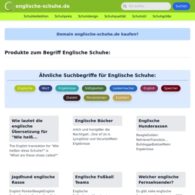 Screenshot englische-schuhe.de