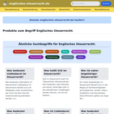 Screenshot englisches-steuerrecht.de